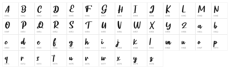 Noifale FREE Character Map