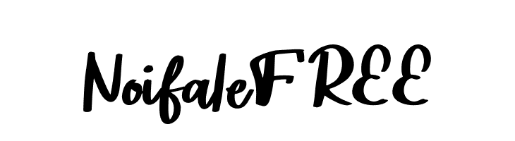 NoifaleFREE  免费字体下载
