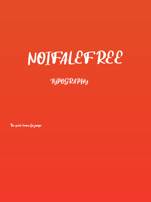 NoifaleFREE Poster