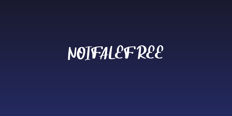 NoifaleFREE Social Header