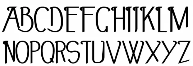 Noir-et-Blanc Bold 字体 大写