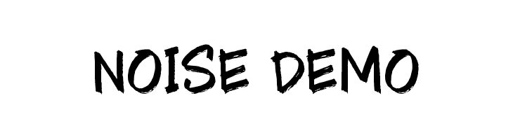 Noise Demo  免费字体下载