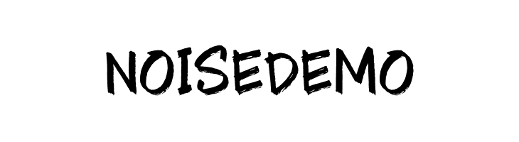Noise Demo  font caratteri gratis