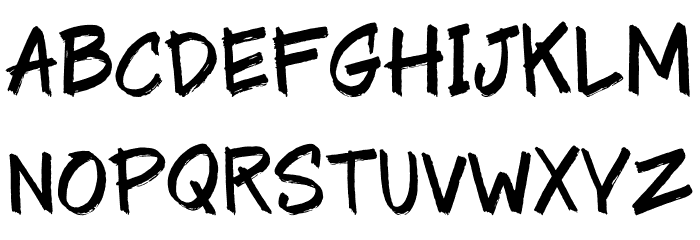 Noise Demo Font LOWERCASE