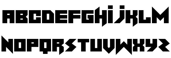 Noise Machine Font LOWERCASE