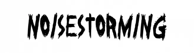 Noise Storming  नि: शुल्क फ़ॉन्ट्स डाउनलोड