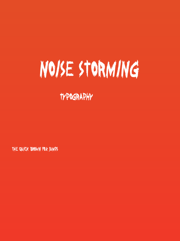 Noise Storming Poster