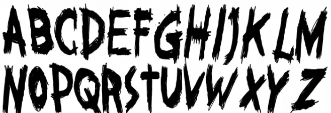 Noise Storming फ़ॉन्ट लोअरकेस