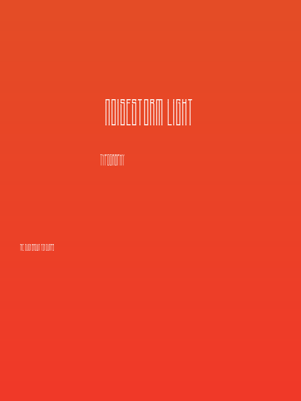 NoiseStorm Light Poster