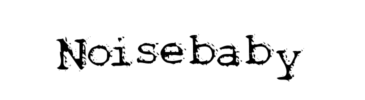 Noisebaby  les polices de caractères gratuit tlcharger