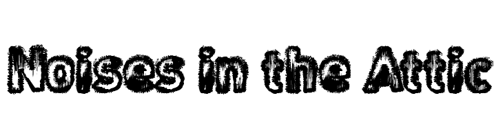 Noises in the Attic  免费字体下载