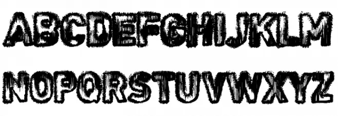 Noises in the Attic Schriftart Groß