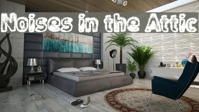 Noises in the Attic Font examples