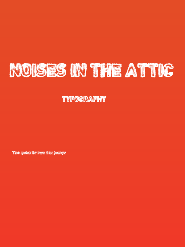 Noises in the Attic Poster