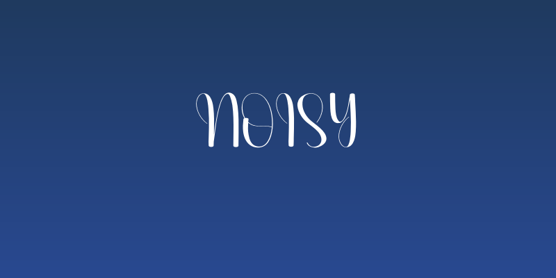 Noisy Social Header