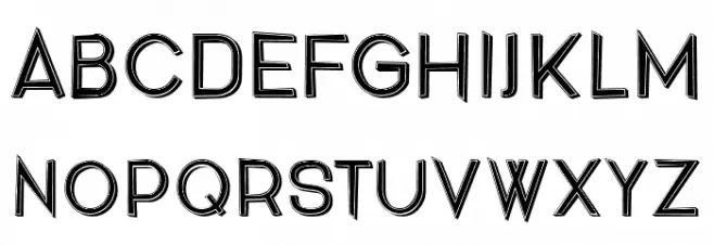 Noix Regular Schriftart Groß