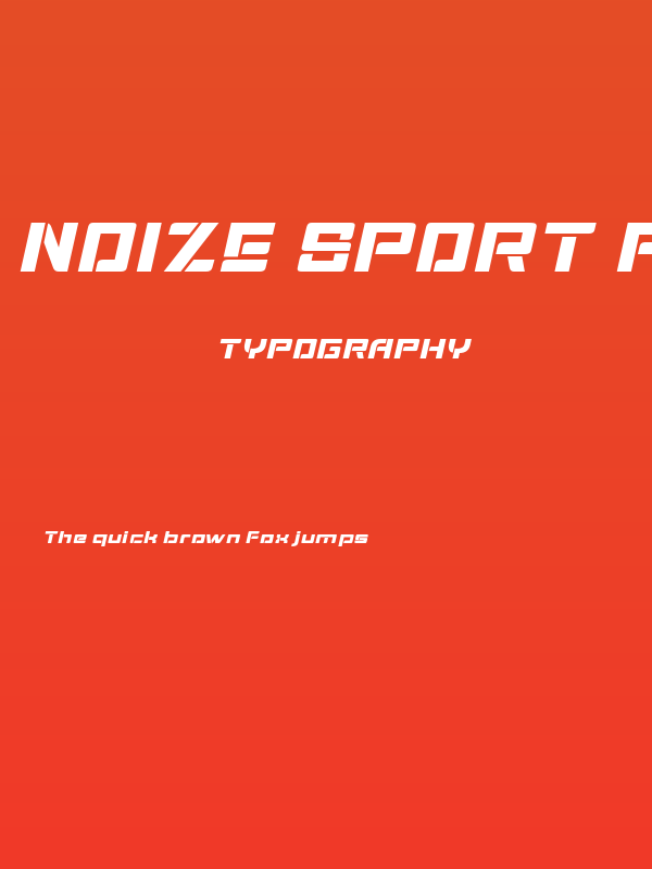 Noize Sport Free Vertion Regular Poster