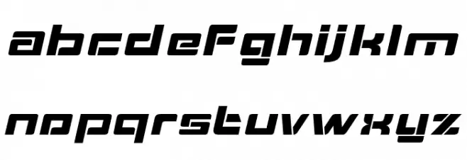 Noize Sport Free Vertion Regular Caratteri MINUSCOLO