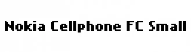 Nokia Cellphone FC Small  Frei Schriftart Herunterladen