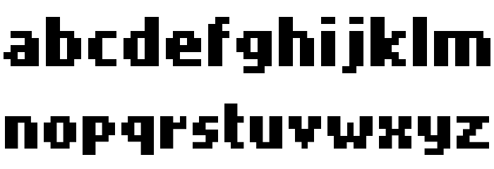 Nokia Cellphone Small Font LOWERCASE