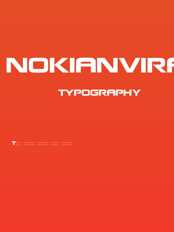 NokianvirallinenkirjasinREGULAR Poster