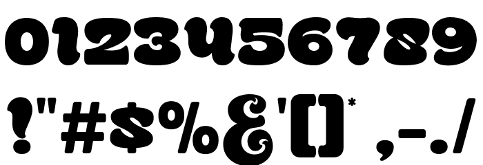 Nolger Demo Regular Font OTHER CHARS