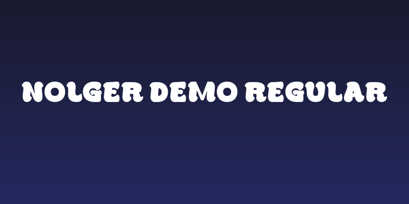 Nolger Demo Regular Social Header