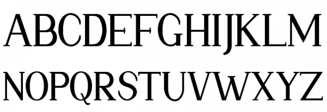 Nolita Serif - Pesonal Use خط أحرف كبيرة