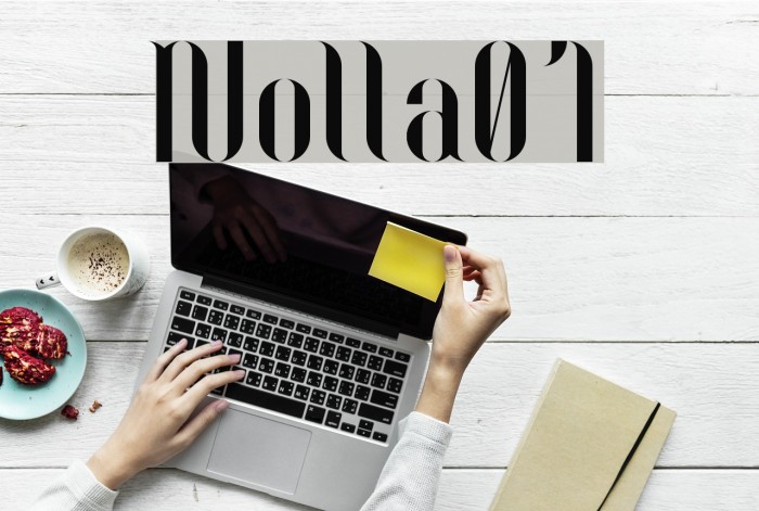 Nolla01 Font examples