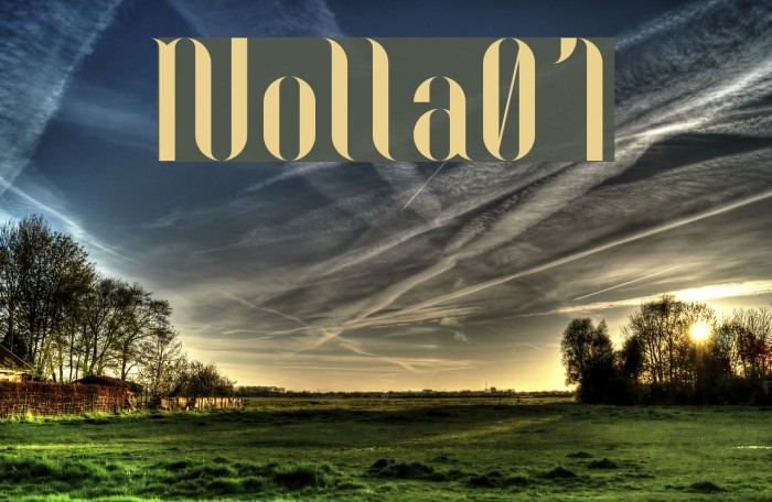 Nolla01 Font examples