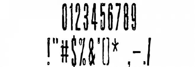 Nollanaama Font OTHER CHARS