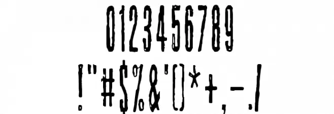 Nollanaama Font OTHER CHARS