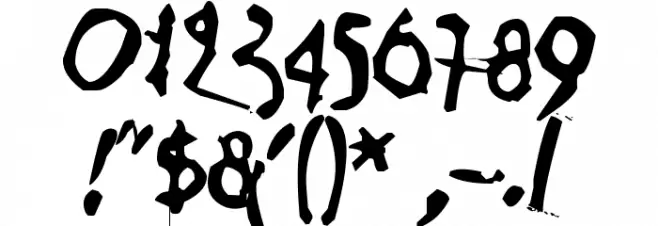 Nollapiste Font OTHER CHARS