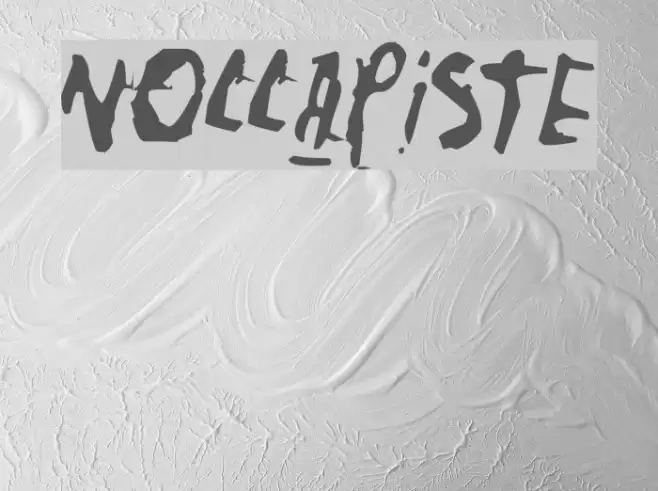 Nollapiste Font examples