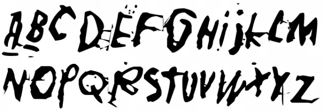 Nollapiste フォント 小文字