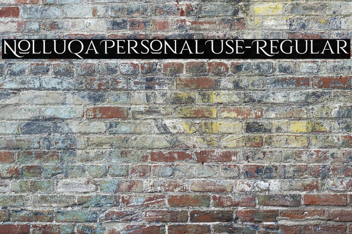 NolluqaPersonalUse-Regular Example 2