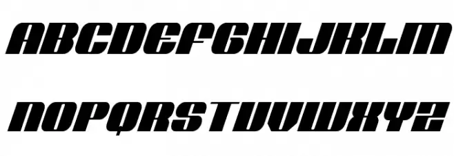 Nolo Contendre Condensed Italic Schriftart Groß