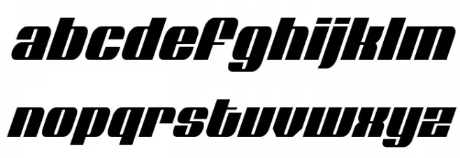 Nolo Contendre Condensed Italic Schriftart Kleinbuchstaben