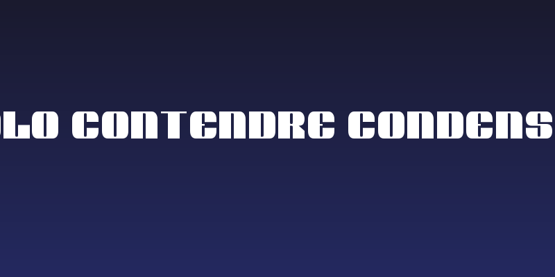 Nolo Contendre Condensed Social Header