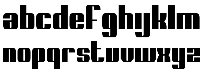 Nolo Contendre Condensed フォント 小文字