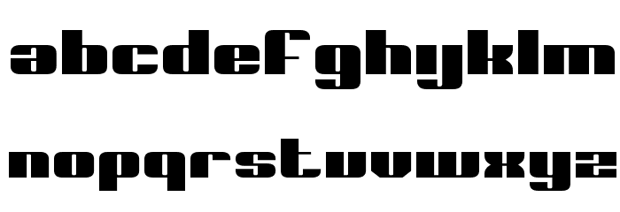 Nolo Contendre Expanded Font LOWERCASE
