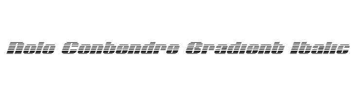 Nolo Contendre Gradient Italic  Descarca Fonturi Gratis