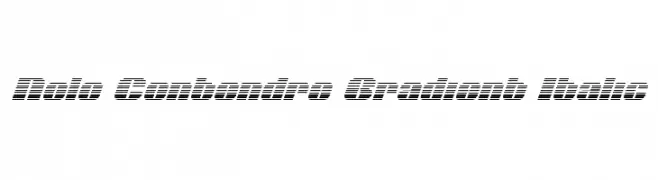 Nolo Contendre Gradient Italic  नि: शुल्क फ़ॉन्ट्स डाउनलोड