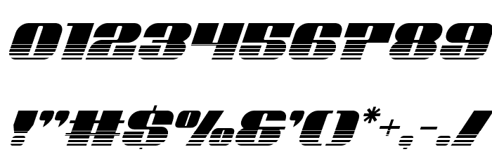 Nolo Contendre Halftone Italic Font OTHER CHARS