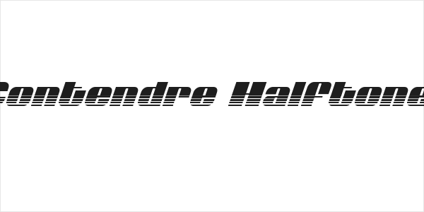 Nolo Contendre Halftone Italic Logo
