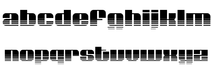 Nolo Contendre Halftone Font LOWERCASE