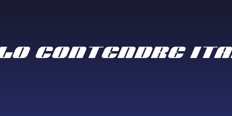 Nolo Contendre Italic Social Header