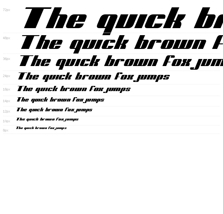 Nolo Contendre Italic Waterfall