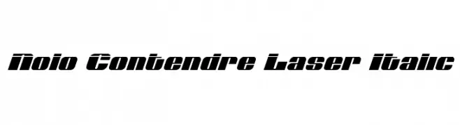Nolo Contendre Laser Italic  Free Fonts Download