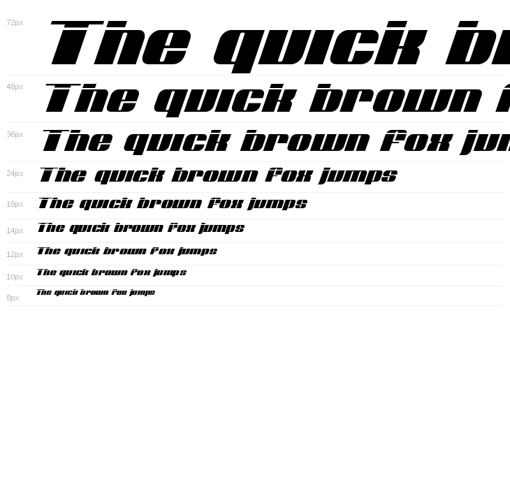 Nolo Contendre Laser Italic Waterfall